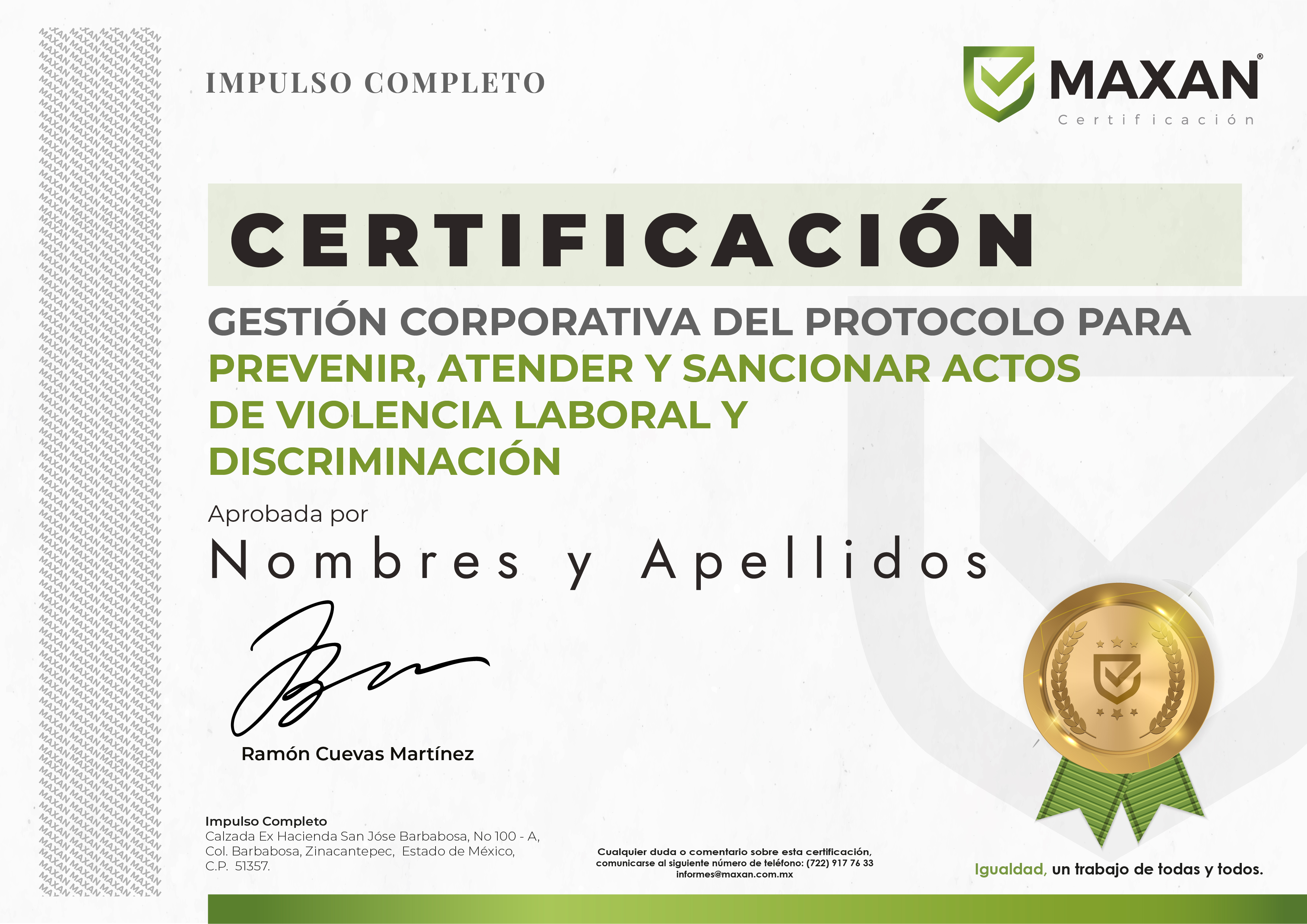 Certificación