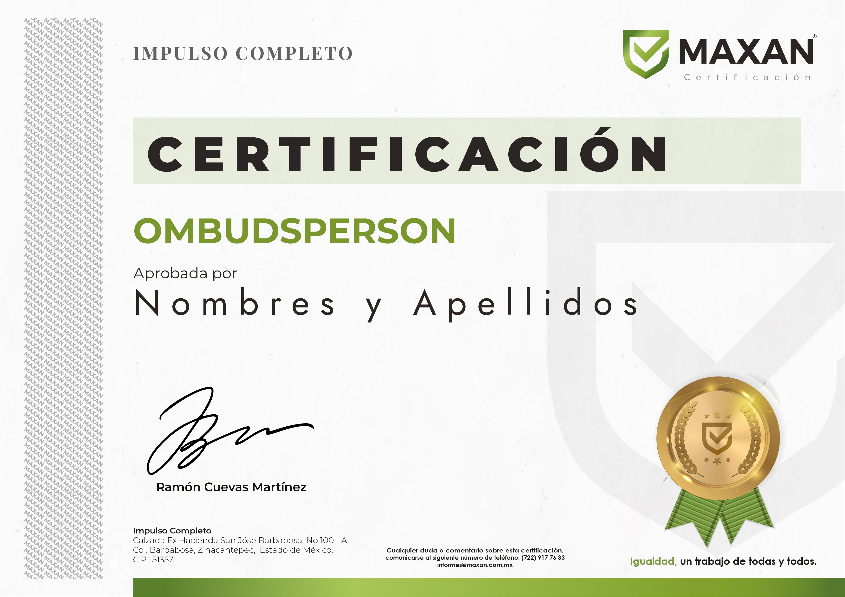 Certificación